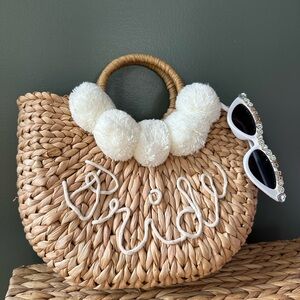 Bride rattan purse